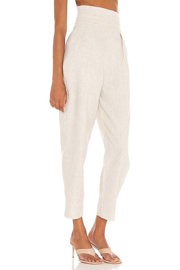 view 2 of 4 Philipa High Waisted Pant in Beige