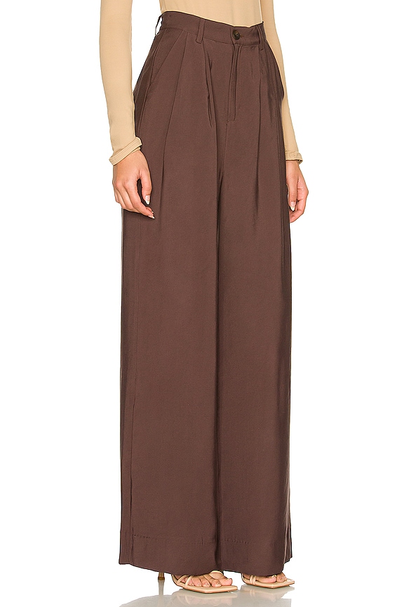 view 2 of 4 PANTALÓN FABI in Chocolate