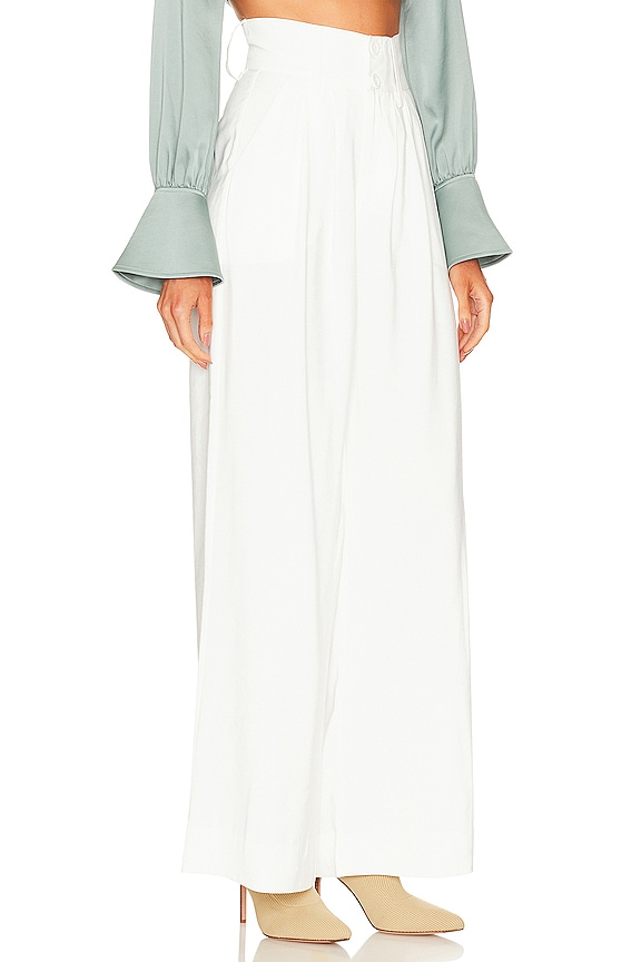 view 2 of 4 PANTALÓN PAGE in White