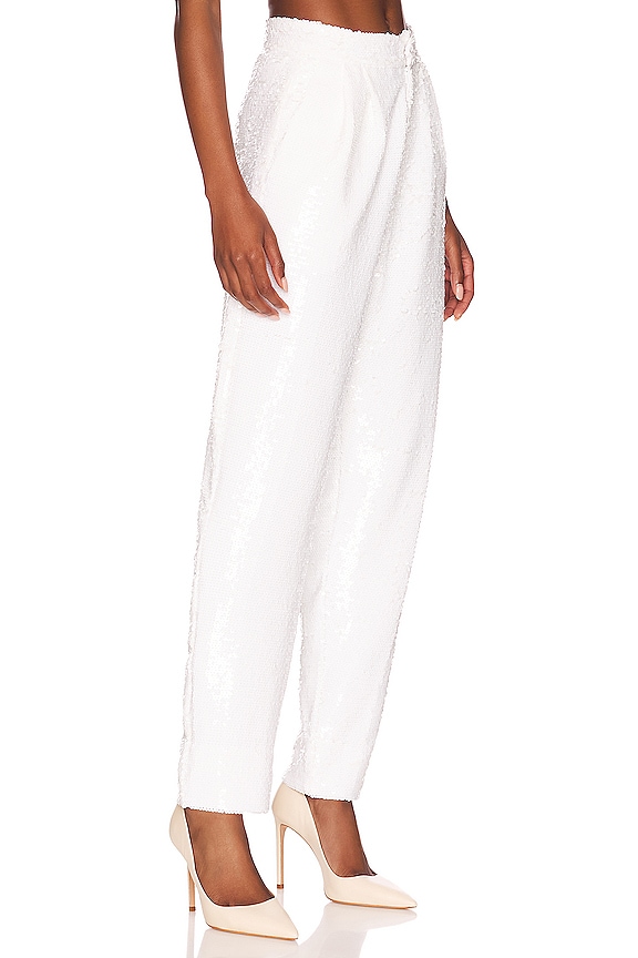 view 2 of 5 Pia Sequin Pant in White
