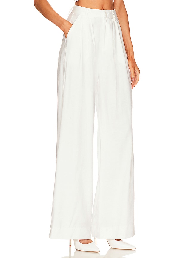 view 2 of 4 Fabi Wide Leg Pant in White