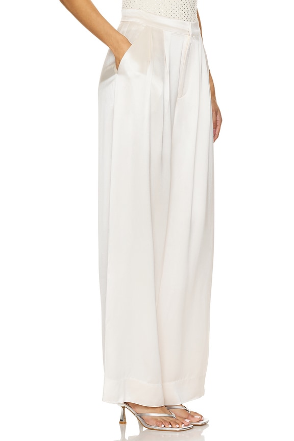 view 2 of 4 Petite Paris Wide Leg Pant in Champagne