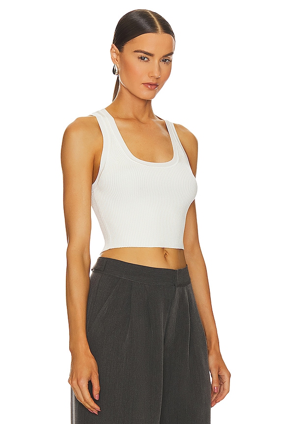 view 2 of 4 Eve Crop Top in White