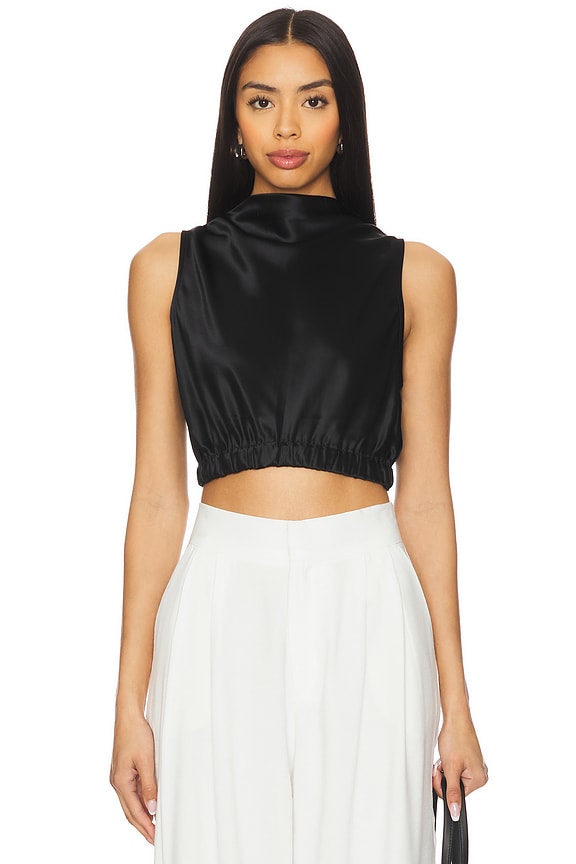 view 1 of 4 Reese Crop Top in Black