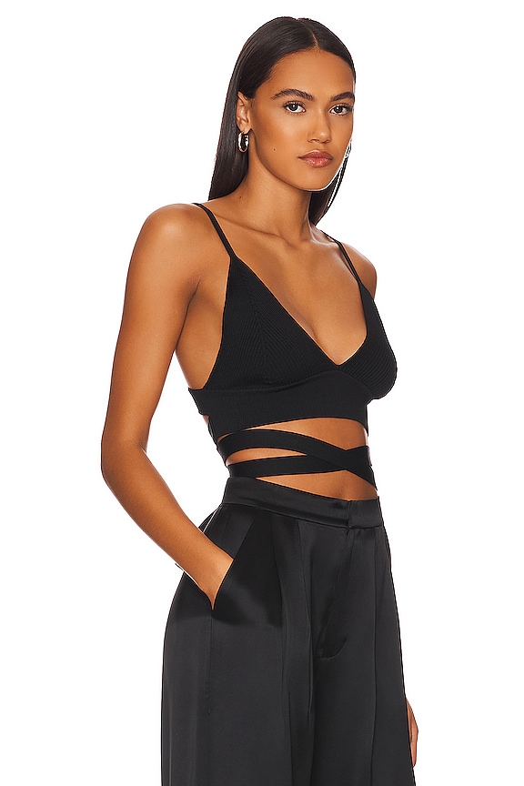 view 2 of 4 Colette Knit Bralette in Black