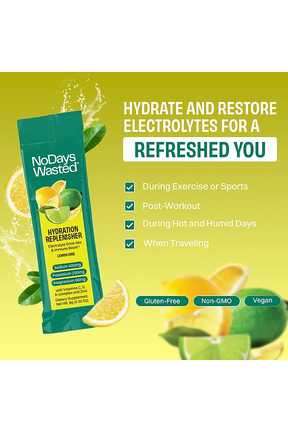 view 2 of 7 Hydration Replenisher 15 Pack in Lemon Lime