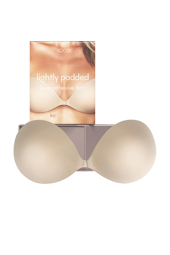 view 1 of 3 Lightly Padded Luxe Adhesive Bra in Buff