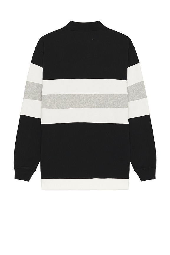 view 2 of 4 Laid Back Fleece Polo in Black