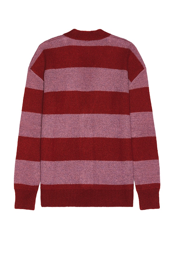view 2 of 5 КАРДИГАН OVERSIZED in Burgundy