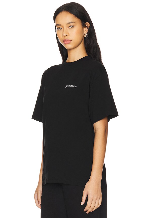 view 2 of 4 Mini Problemo Short Sleeve Tee in Black