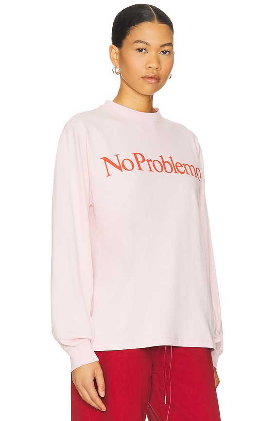 view 2 of 4 T-SHIRTS MANCHES LONGUES NO PROBLEMO in Pale Pink