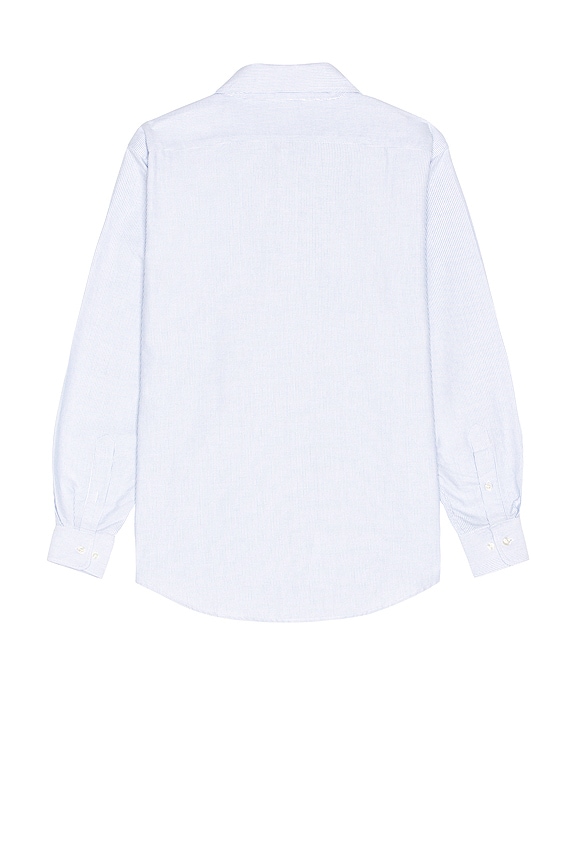 view 2 of 5 CHEMISE À CARREAUX NO PROBLEMO LOGO in Blue