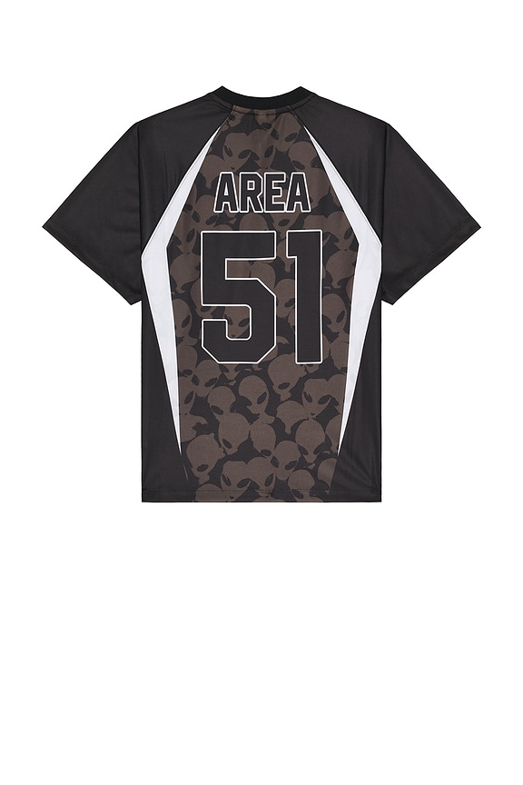 view 2 of 4 CAMISETA DE FÚTBOL AREA 51 in Black