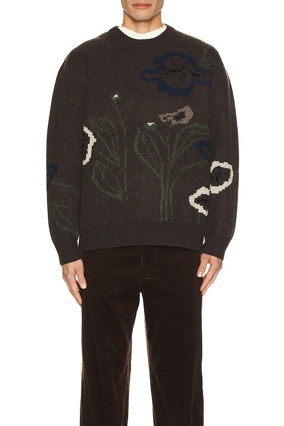 view 3 of 3 Rune Jacquard Sweater in Espresso