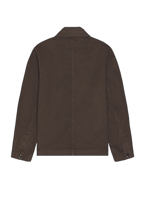 view 2 of 3 Tyge Organic Broken Twill Overshirt in Heathland Brown