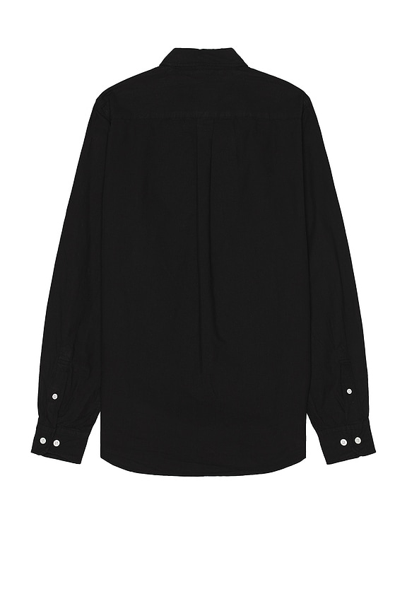 view 2 of 3 Osvald Cotton Tencel Shirt in Black