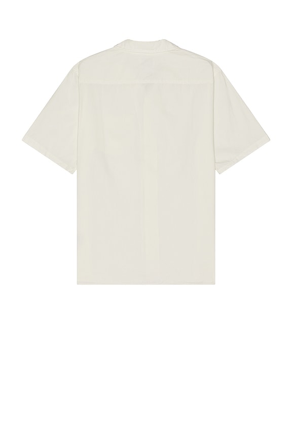 view 2 of 3 Carsten Cotton Tencel Shirt in Enamel White