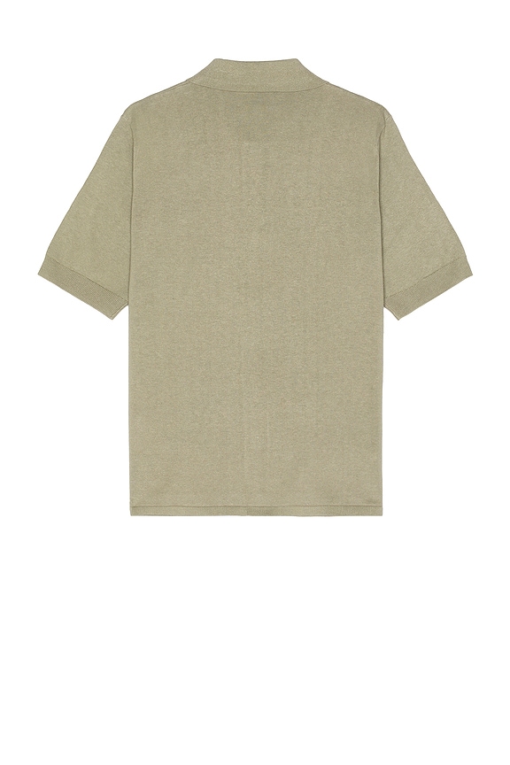 view 2 of 3 Rollo Cotton Linen Short Sleeve Shirt in Clay