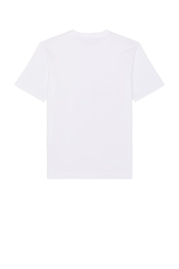view 2 of 4 Holger Organic Boat Print T-Shirt in White