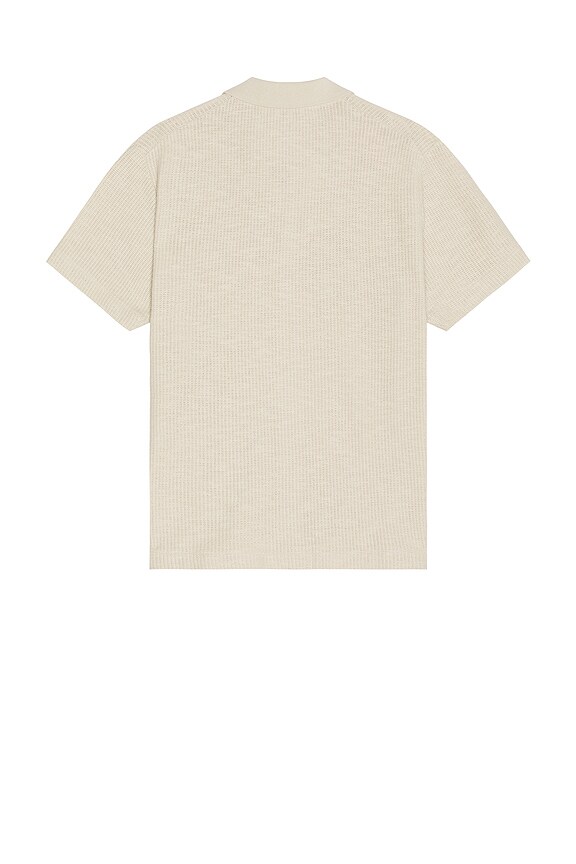 view 2 of 4 Gustav Crochet Jersey Shirt in Oatmeal