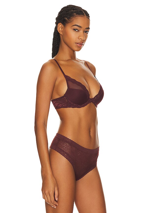 view 2 of 4 SOUTIEN-GORGE FEATHERS PLUNGE in Cocoa