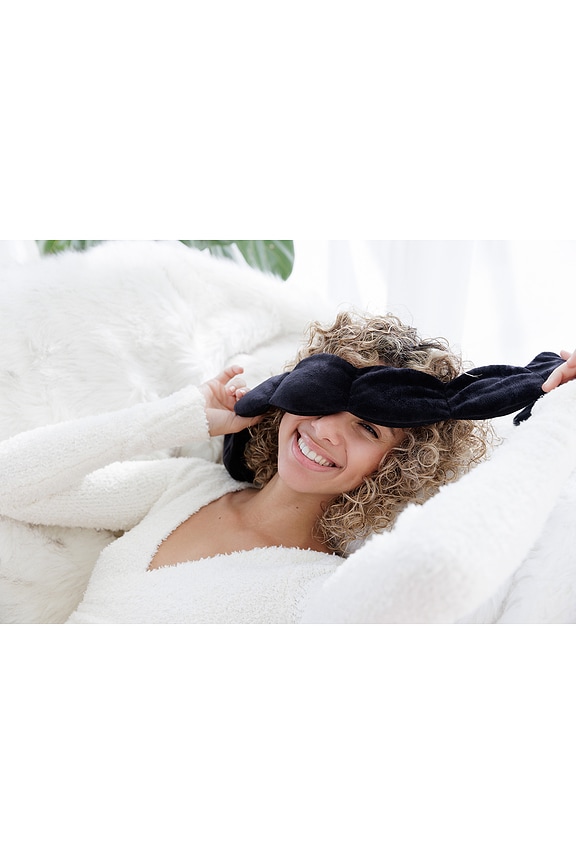 view 2 of 6 WEIGHTED EYE MASK THE WEIGHTED BLANKET FOR YOUR EYES in Black