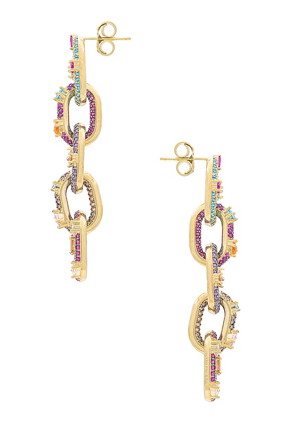 view 2 of 3 Spark Earring in Unicorn & Gold