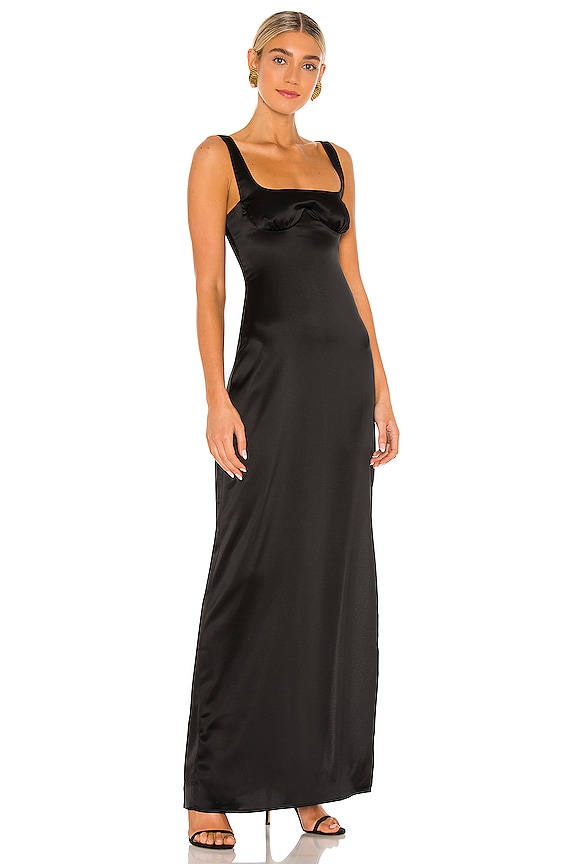 view 2 of 3 ROBE DE SOIRÉE CRYSTAL in Black