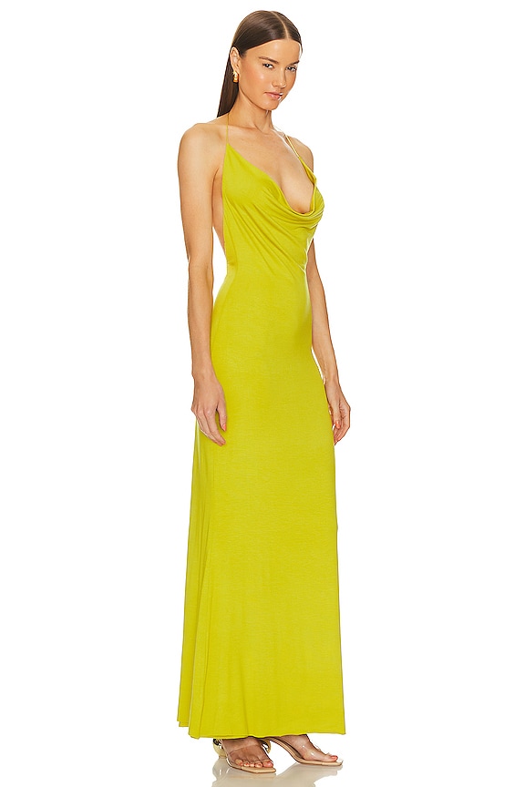 view 2 of 3 Sadie Dress in Chartreuse
