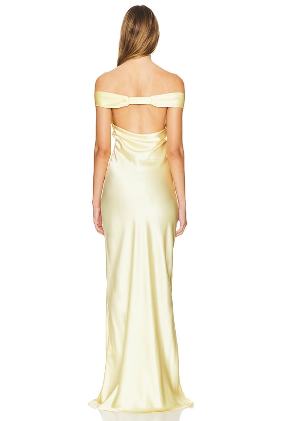 Natalie Rolt Bridget Gown in Lemon | REVOLVE