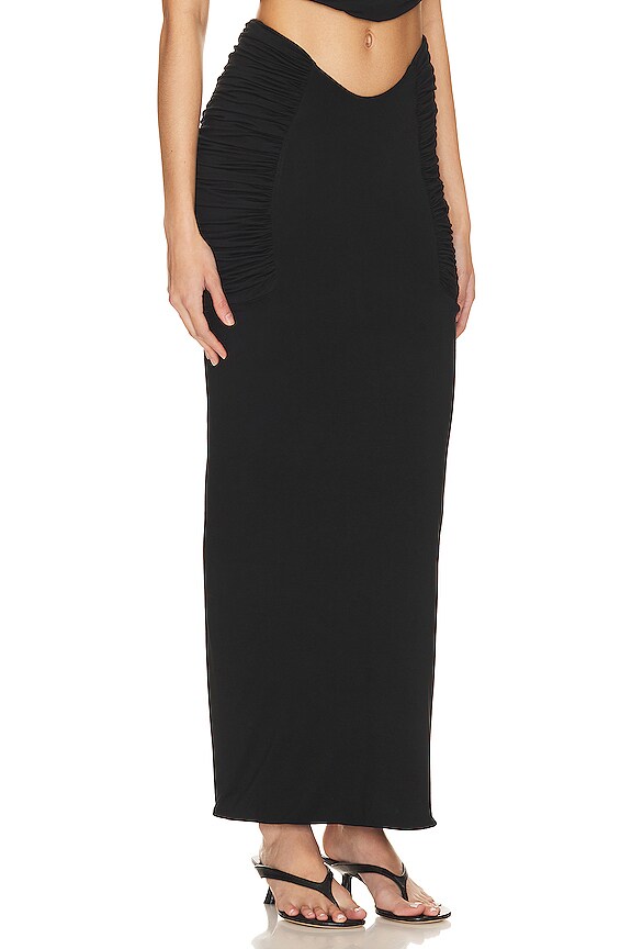 view 2 of 4 FALDA MIDI CONSTANCE in Black