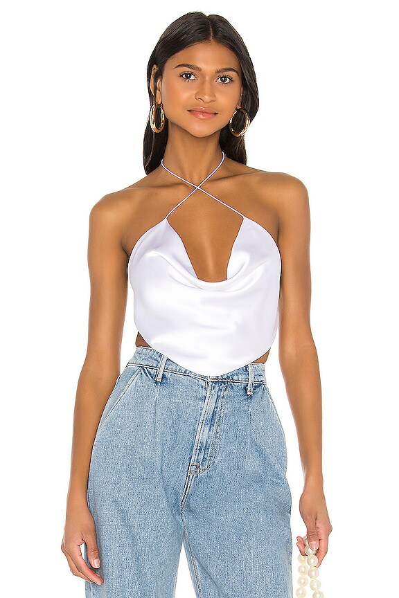 view 2 of 5 TOP CORTO VIRGO in White