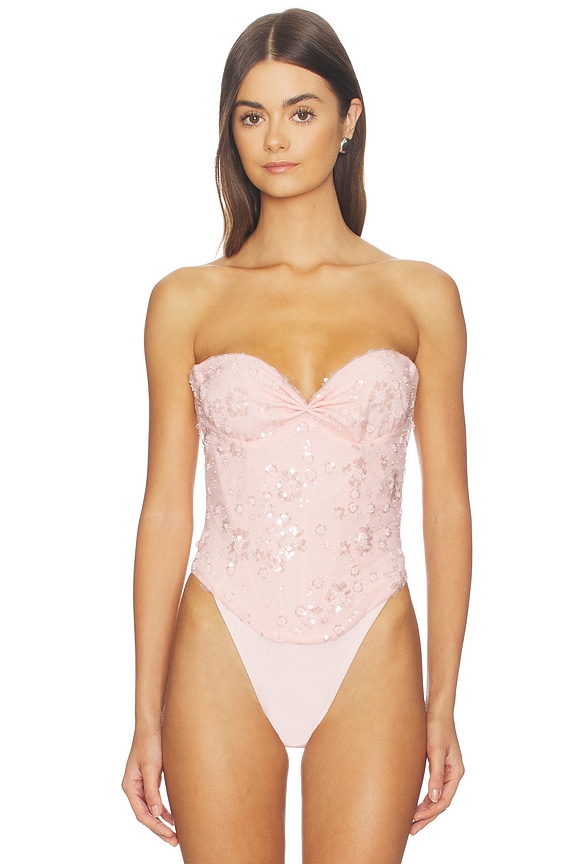 view 2 of 6 Verity Bustier in Baby Pink