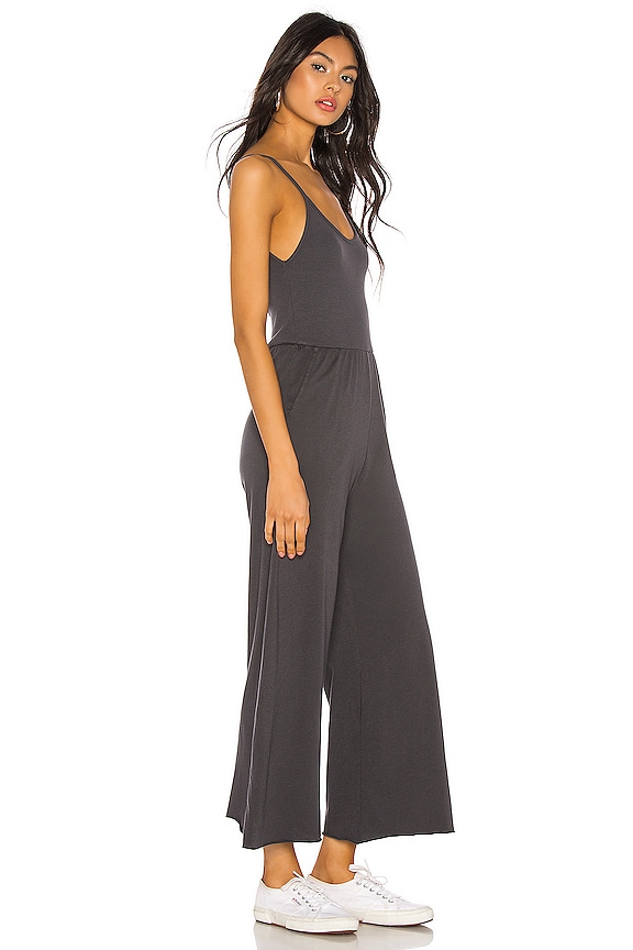 view 2 of 3 Emery Wide Leg Jumpsuit in Charcoal