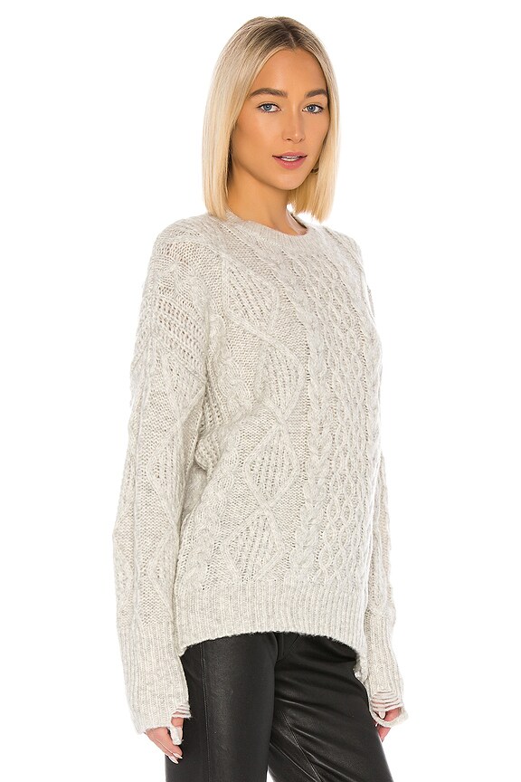 view 2 of 4 Anabell Crew Neck Sweater in Light Heather Grey