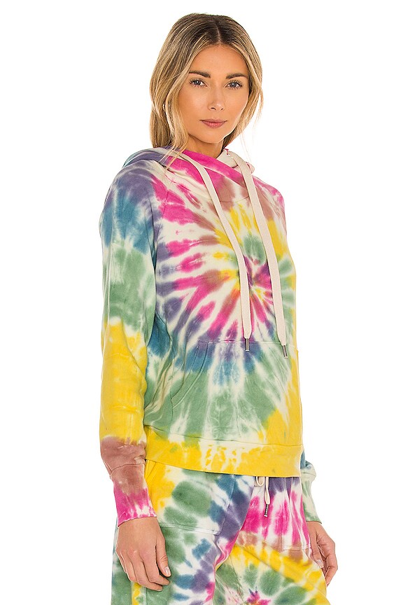 view 2 of 4 Lisse Raglan Pullover Hoody in Skittles Dye