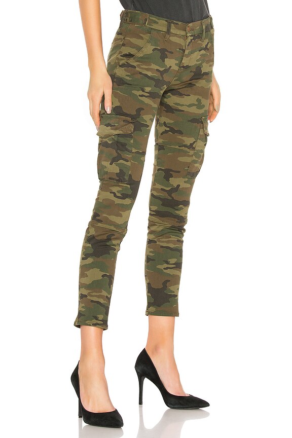 view 2 of 4 Vincent Camo Skinny Leg Cargo Pant in Deep Olive Camo