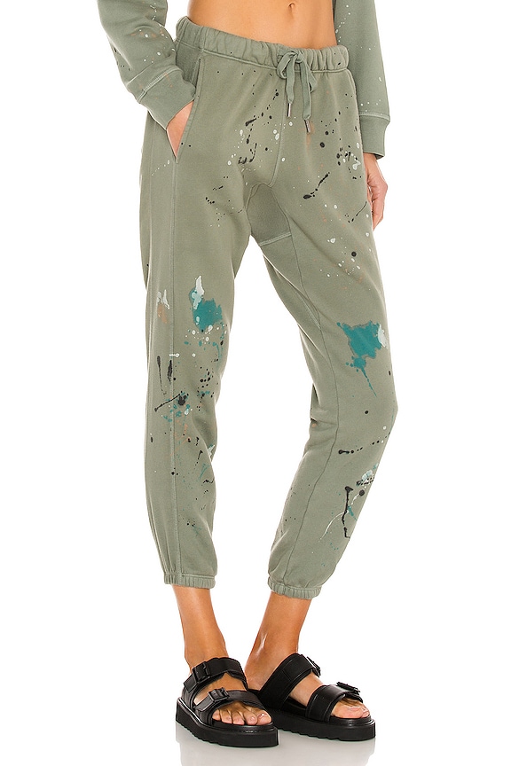 view 2 of 4 Danica Rib Panel Sweatpant in Pollock Wash