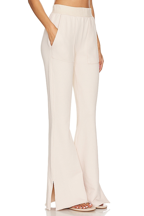 view 2 of 4 RUSTY 측면 트임 플레어 팬츠 in Naturale