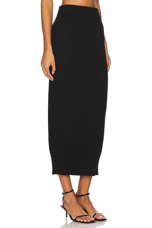 view 2 of 6 Marie Knit Skirt in Black