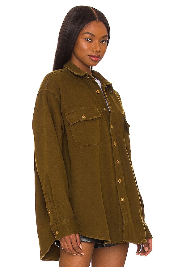 view 2 of 4 Busy Boyfriend Shirt in Colonial