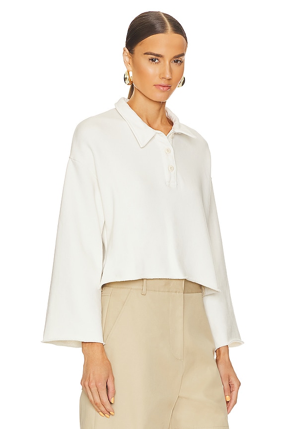 view 2 of 4 POLO CROPPED NELSON in Soft White