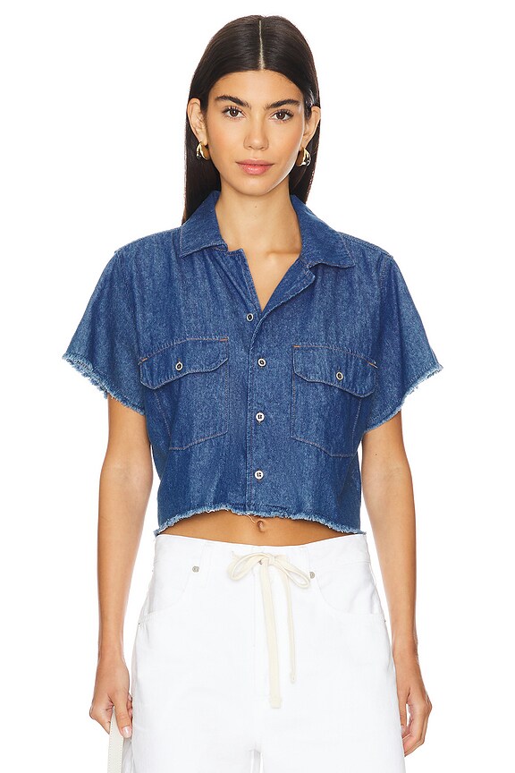 view 2 of 5 КОРОТКИЙ РУКАВ НА ЗАСТЁЖКЕ EMERY in Lazarus Wash