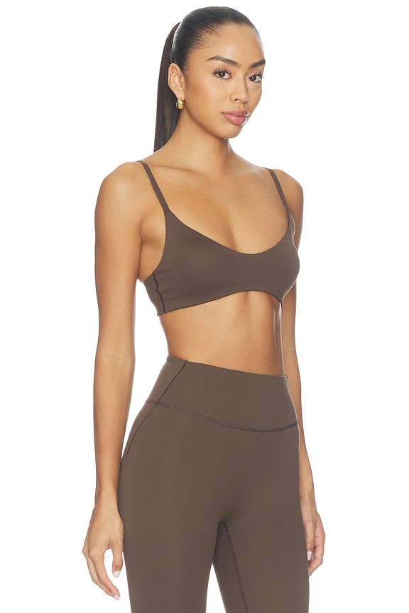 view 2 of 4 Micro Scoop Bra in Dark Sepia
