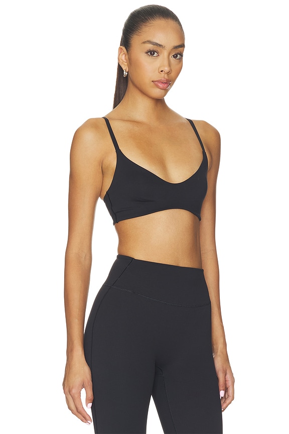 view 2 of 4 Matte Micro Scoop Bra in Obsidian