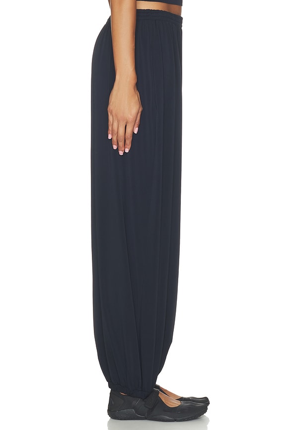 view 2 of 6 Stretch Knit Harem Pants in Obsidian