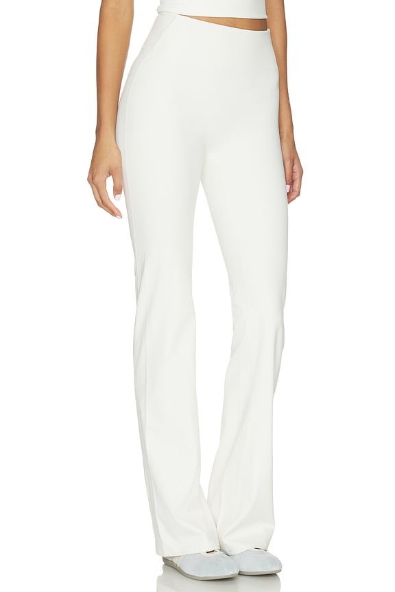 view 2 of 6 PANTALÓN SLIM FLARE in Ivory