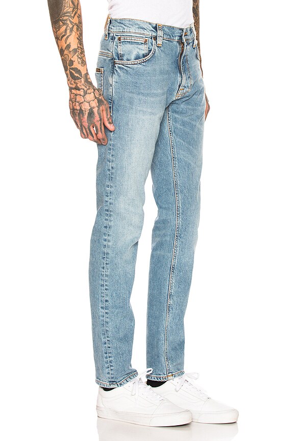 view 2 of 4 Thin Finn Jean in Light Blue Comfort