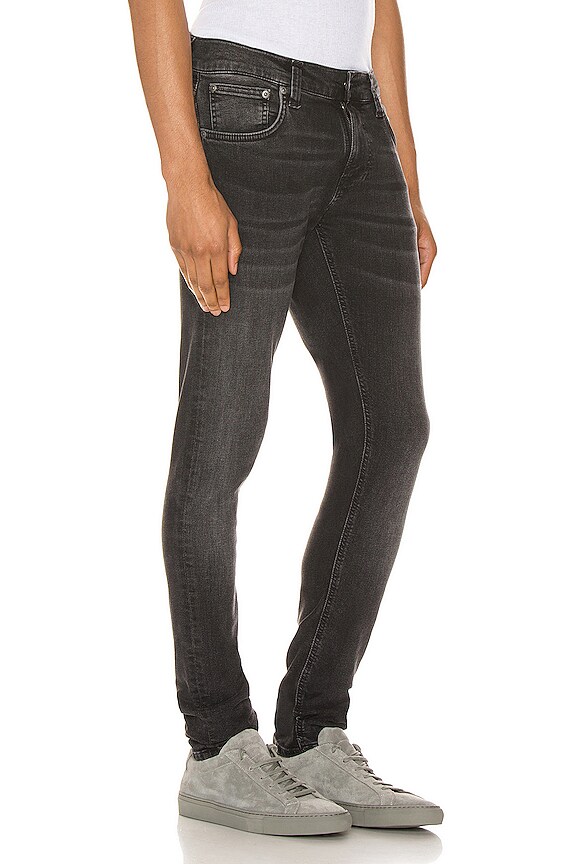 view 2 of 4 VAQUEROS DENIM TIGHT TERRY in Black Treats