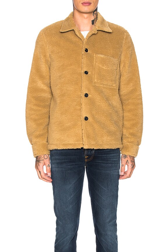 view 2 of 5 BLOUSON STEN FLEECE in Beige